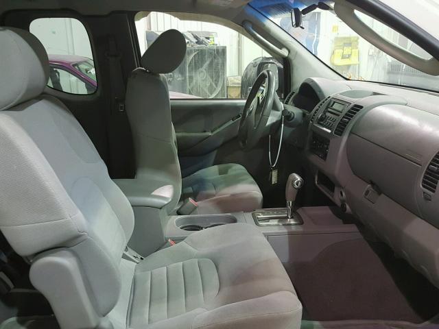 1N6BD06T97C403270 - 2007 NISSAN FRONTIER WHITE photo 5