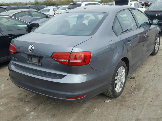 3VW2K7AJXFM221465 - 2015 VOLKSWAGEN JETTA BASE BLUE photo 4