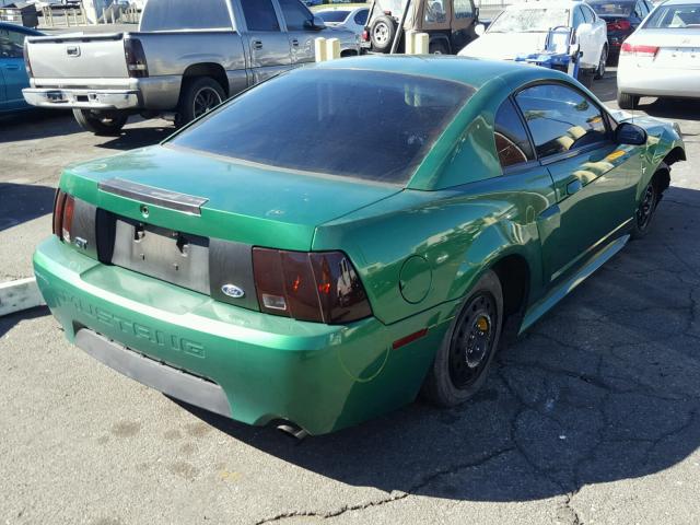 1FAFP42XX1F136695 - 2001 FORD MUSTANG GT GREEN photo 4