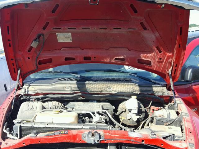 3D7KU26D44G222051 - 2004 DODGE RAM 2500 S RED photo 7