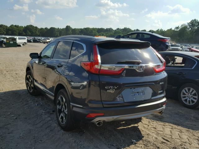 2HKRW2H91HH605616 - 2017 HONDA CR-V TOURI GRAY photo 3