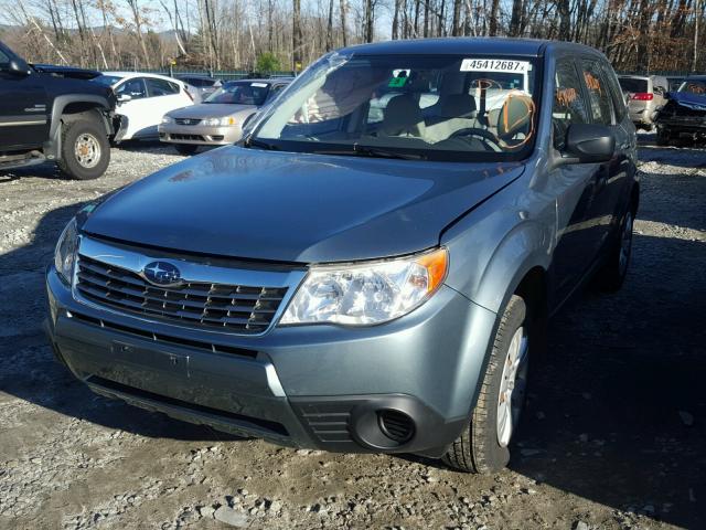 JF2SH61689H756070 - 2009 SUBARU FORESTER 2 GREEN photo 2