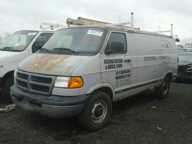 2D7JB21Y33K520474 - 2003 DODGE RAM VAN B2 GRAY photo 2