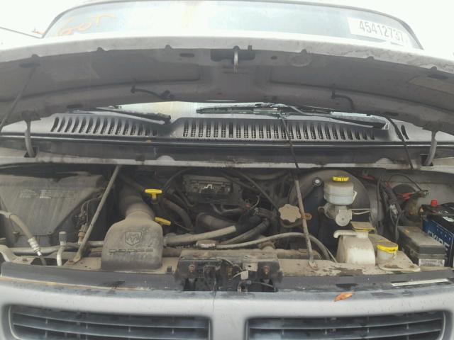 2D7JB21Y33K520474 - 2003 DODGE RAM VAN B2 GRAY photo 7