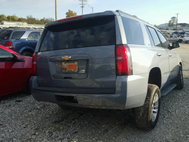 1GNSKBKC9GR267639 - 2016 CHEVROLET TAHOE BLUE photo 4