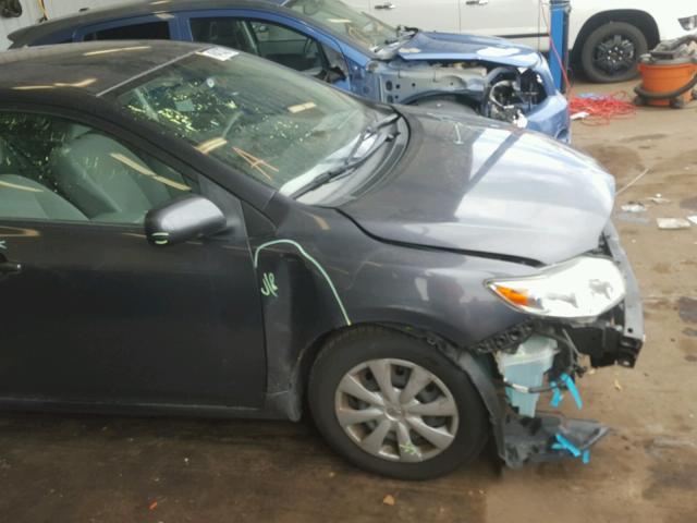 JTDBU4EE7A9114972 - 2010 TOYOTA COROLLA BA GRAY photo 9