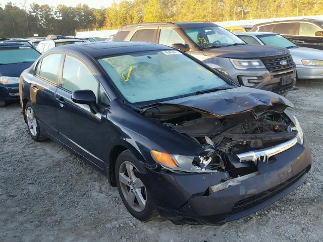 1HGFA16807L000732 - 2007 HONDA CIVIC BLACK photo 1