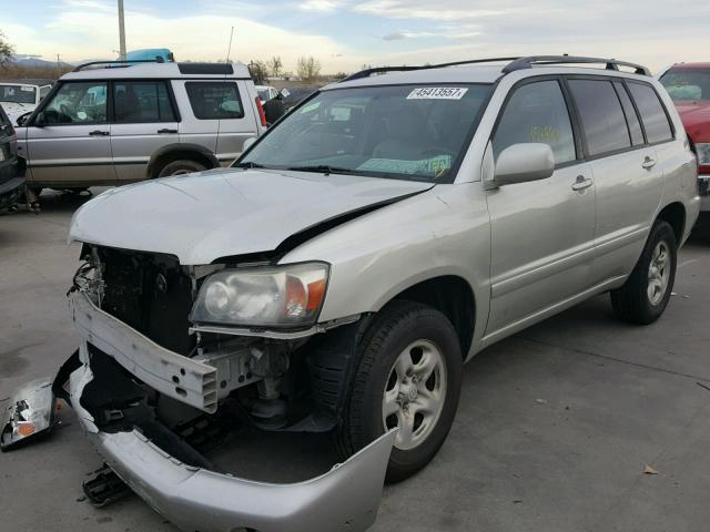 JTEEP21A470204505 - 2007 TOYOTA HIGHLANDER SILVER photo 2