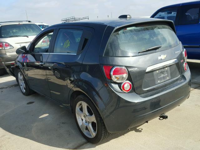 1G1JE6SB6F4166055 - 2015 CHEVROLET SONIC LTZ GRAY photo 3