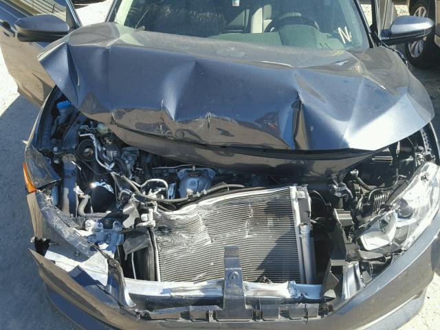 19XFC2F74GE093057 - 2016 HONDA CIVIC EX BLUE photo 7