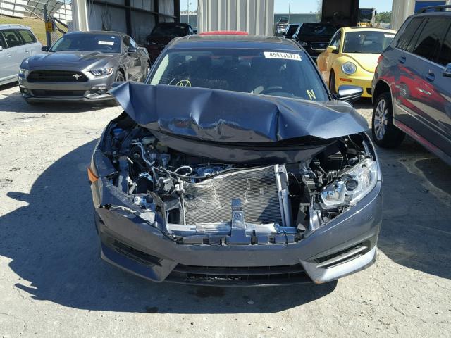 19XFC2F74GE093057 - 2016 HONDA CIVIC EX BLUE photo 9