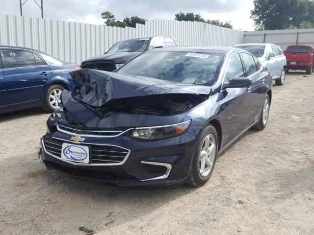 1G1ZB5ST4HF190800 - 2017 CHEVROLET MALIBU LS 蓝色 照片 2
