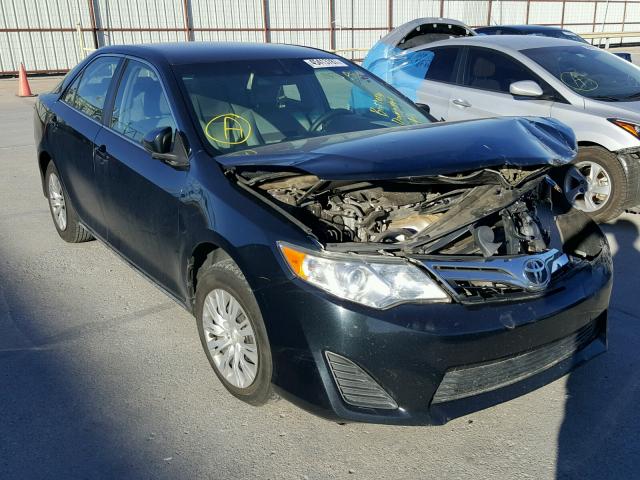 4T1BF1FK4DU243603 - 2013 TOYOTA CAMRY L BLACK photo 1