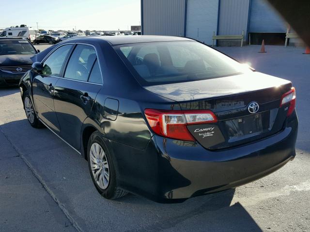 4T1BF1FK4DU243603 - 2013 TOYOTA CAMRY L BLACK photo 3