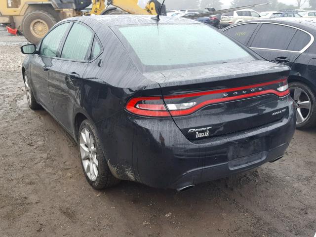 1C3CDFBA2DD107130 - 2013 DODGE DART SXT BLACK photo 3