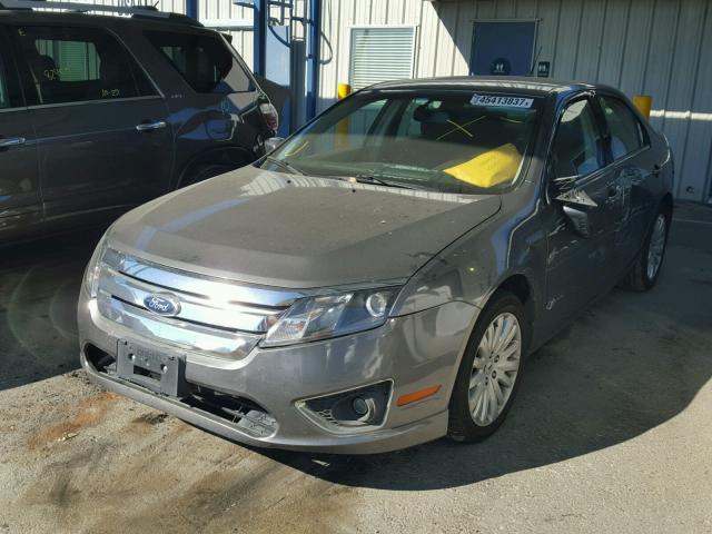 3FADP0L34AR417891 - 2010 FORD FUSION HYB GRAY photo 2