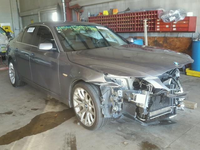 WBANV13588CZ53230 - 2008 BMW 528 XI GRAY photo 1