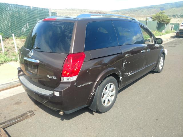 5N1BV28U77N137779 - 2007 NISSAN QUEST BROWN photo 3