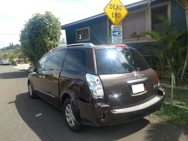 5N1BV28U77N137779 - 2007 NISSAN QUEST BROWN photo 4