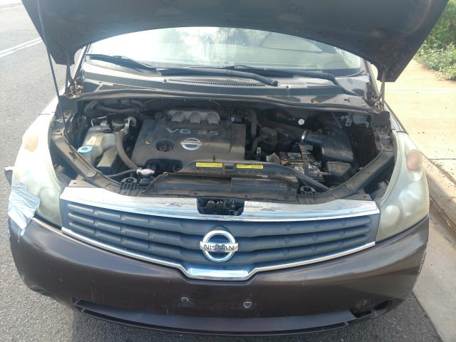 5N1BV28U77N137779 - 2007 NISSAN QUEST BROWN photo 7