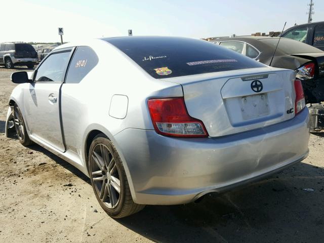 JTKJF5C70B3013558 - 2011 TOYOTA SCION TC 银色 照片 3