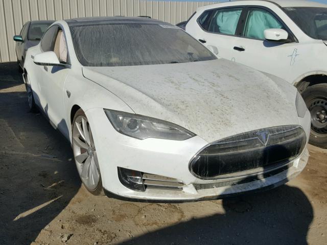 5YJSA1DP0CFS00451 - 2012 TESLA MODEL S Սպիտակ լուսանկար 1