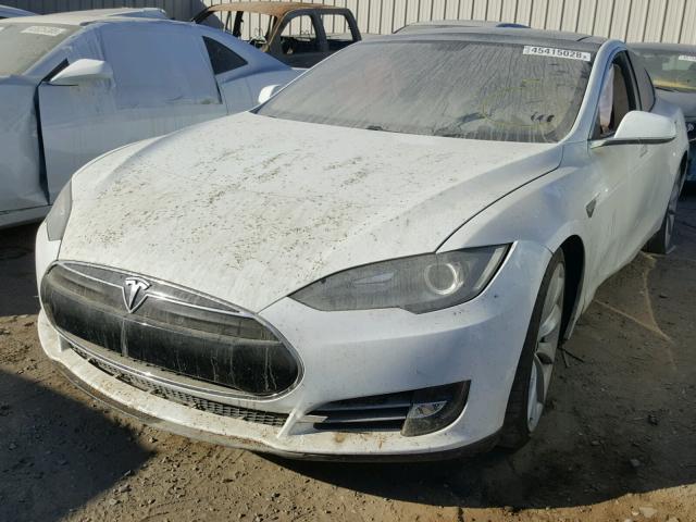 5YJSA1DP0CFS00451 - 2012 TESLA MODEL S Սպիտակ լուսանկար 2
