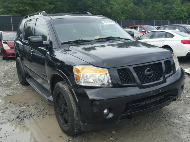 5N1AA08C38N607505 - 2008 NISSAN ARMADA SE BLACK photo 1