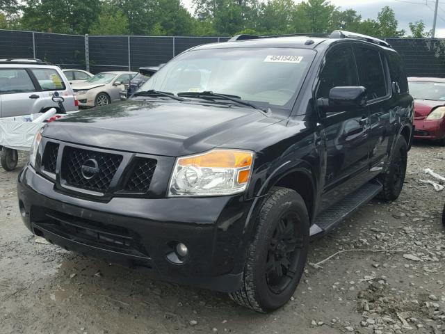 5N1AA08C38N607505 - 2008 NISSAN ARMADA SE BLACK photo 2