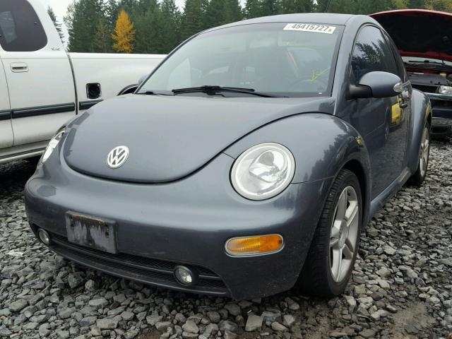 3VWCD31C34M404017 - 2004 VOLKSWAGEN NEW BEETLE GRAY photo 2