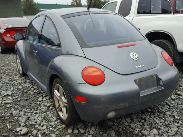 3VWCD31C34M404017 - 2004 VOLKSWAGEN NEW BEETLE GRAY photo 3