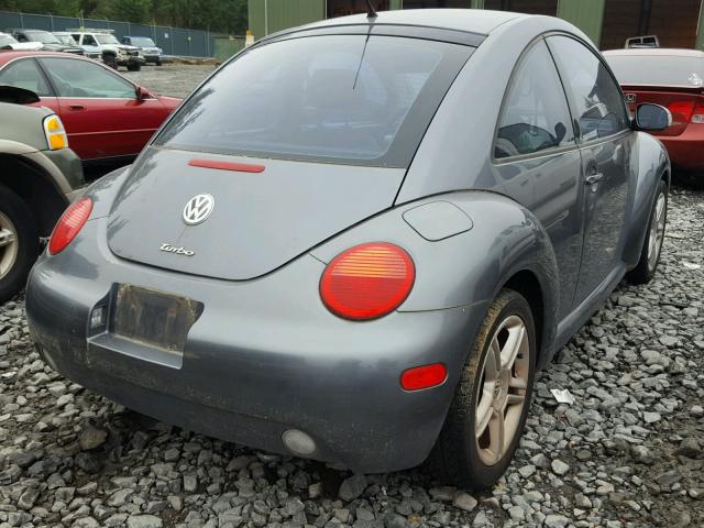 3VWCD31C34M404017 - 2004 VOLKSWAGEN NEW BEETLE GRAY photo 4