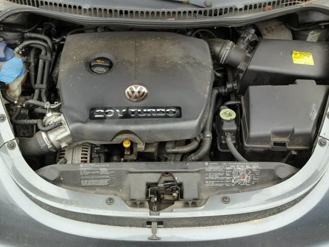 3VWCD31C34M404017 - 2004 VOLKSWAGEN NEW BEETLE GRAY photo 7