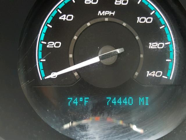 1G1ZB5EB9A4135375 - 2010 CHEVROLET MALIBU LS შავი ფოტო 8