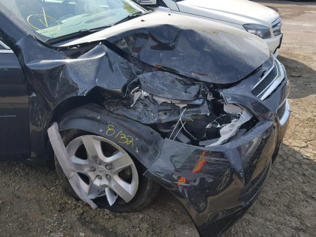 1G1ZB5EB9A4135375 - 2010 CHEVROLET MALIBU LS შავი ფოტო 9