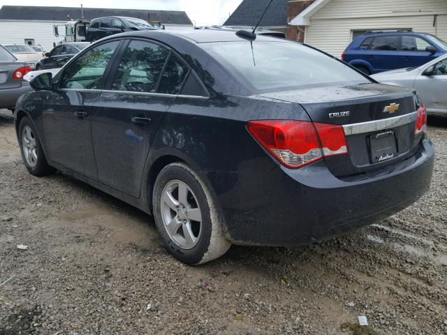 1G1PC5SB5F7266172 - 2015 CHEVROLET CRUZE LT BLACK photo 3