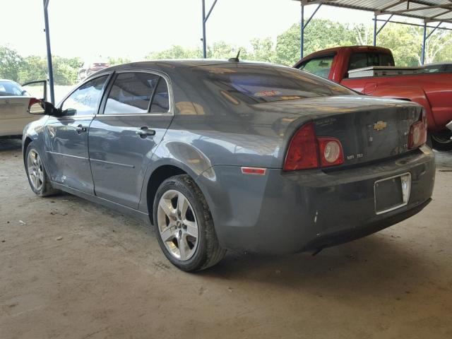 1G1ZG57B494186342 - 2009 CHEVROLET MALIBU LS ნაცრისფერი ფოტო 3