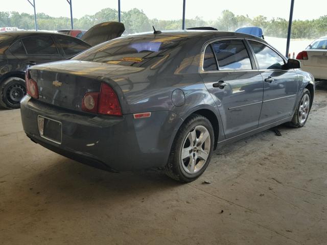 1G1ZG57B494186342 - 2009 CHEVROLET MALIBU LS ნაცრისფერი ფოტო 4