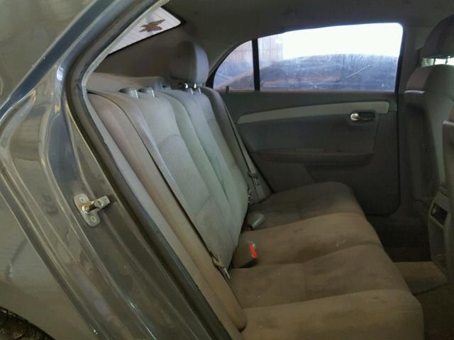 1G1ZG57B494186342 - 2009 CHEVROLET MALIBU LS ნაცრისფერი ფოტო 6