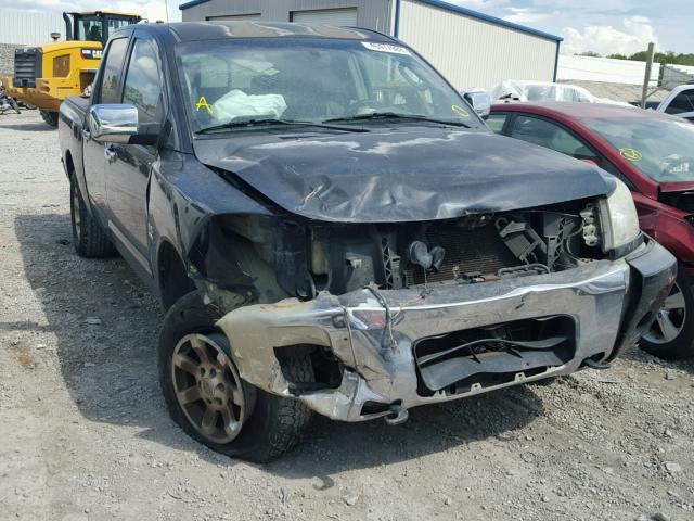 1N6AA07B54N567531 - 2004 NISSAN TITAN BLACK photo 1