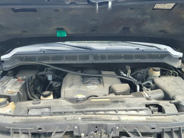 1N6AA07B54N567531 - 2004 NISSAN TITAN BLACK photo 7