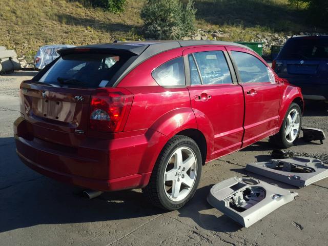 1B3HE78K77D344514 - 2007 DODGE CALIBER R/ RED photo 4