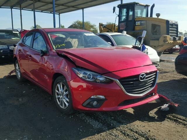 3MZBM1W7XFM209899 - 2015 MAZDA MAZDA3 GRA RED photo 1