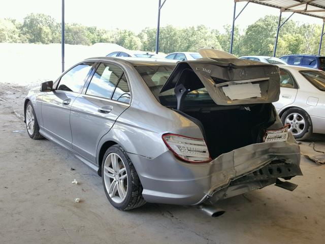 WDDGF8AB6DR249826 - 2013 MERCEDES-BENZ C 300 4MAT GRAY photo 3