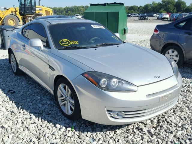 KMHHM66D77U256560 - 2007 HYUNDAI TIBURON GS SILVER photo 1