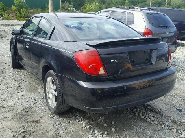 1G8AM12F54Z173038 - 2004 SATURN ION LEVEL BLACK photo 3