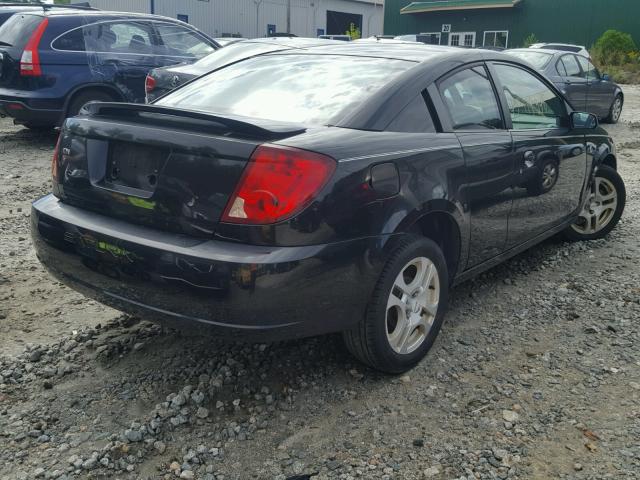 1G8AM12F54Z173038 - 2004 SATURN ION LEVEL BLACK photo 4