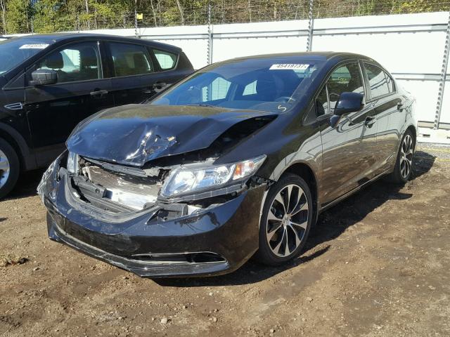 2HGFB6E53DH703994 - 2013 HONDA CIVIC SI BLACK photo 2