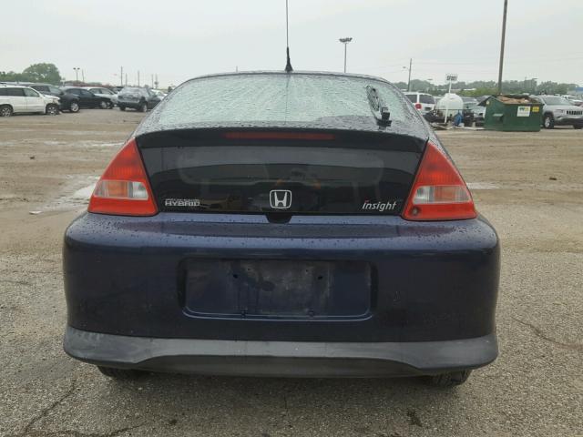 JHMZE14785S000120 - 2005 HONDA INSIGHT BLUE photo 6