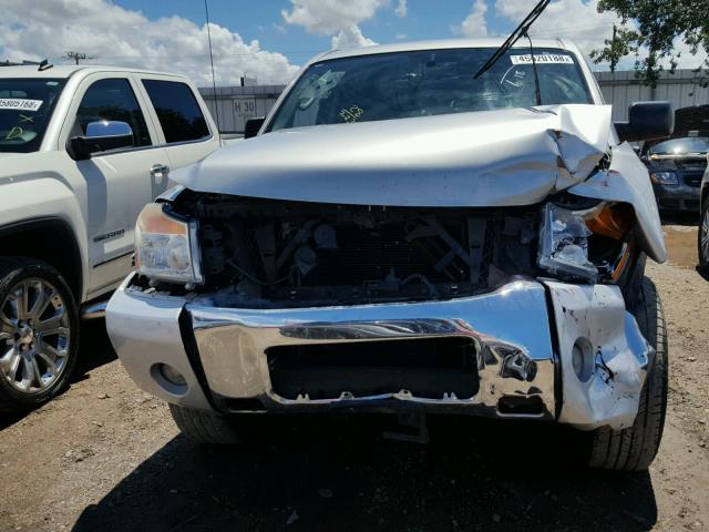 1N6BA0ED4BN322564 - 2011 NISSAN TITAN S SILVER photo 7